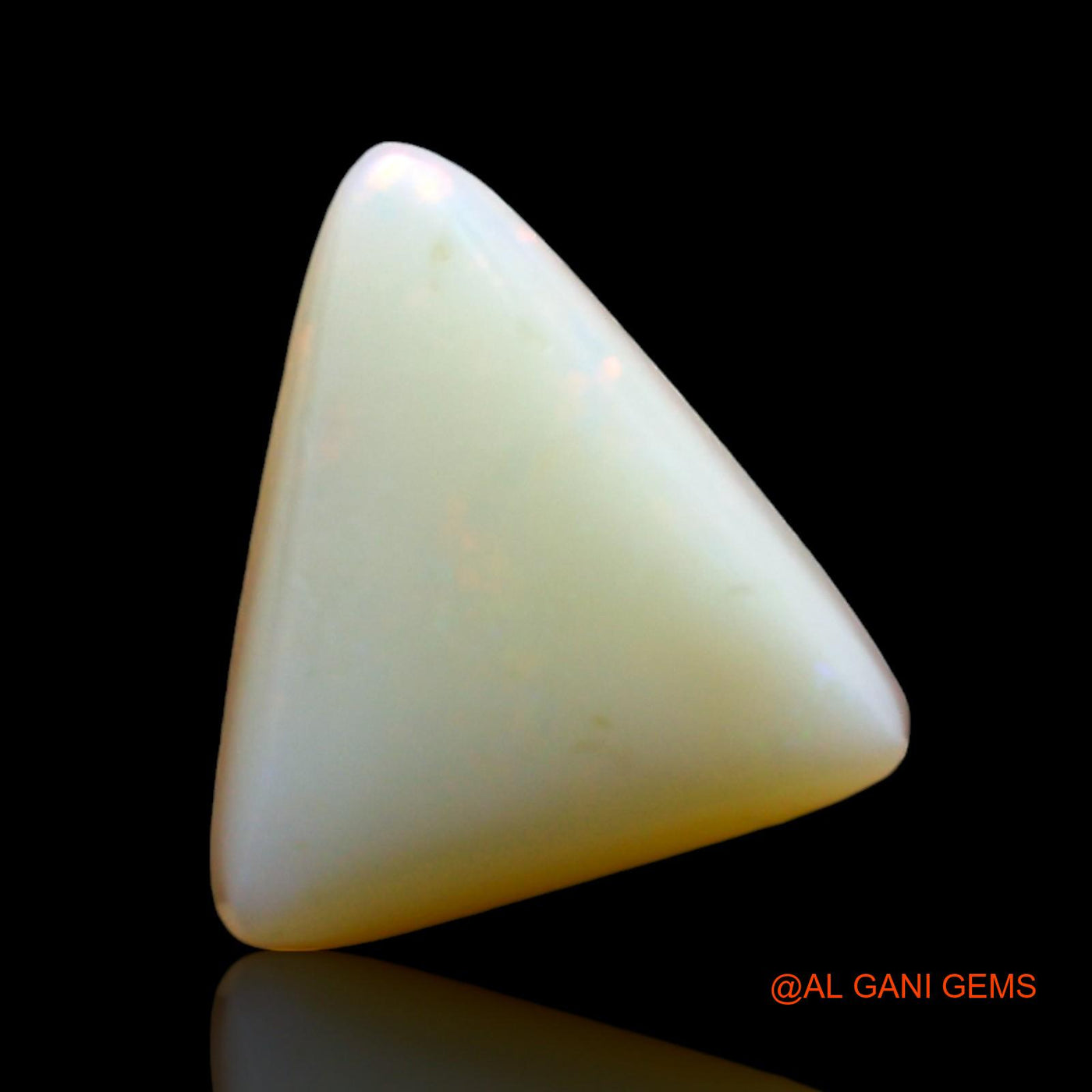 5.00 Cts Natural Australian Fire Opal Trillion Cabochon Loose Gemstone For Jewelry 12x11x6 mm AE-788