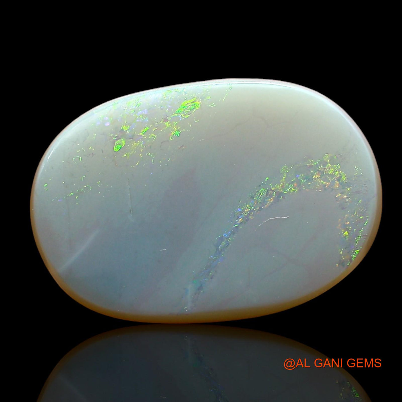 5.00 Cts Natural Australian Fire Opal Loose Gemstone Oval Cabochon 16x11x3 mm AE-78