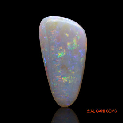 Natural Untreated Fire Opal Loose Gemstone Fancy Cabochon From Australia 5.00 Cts 21x10x3 mm AE-791