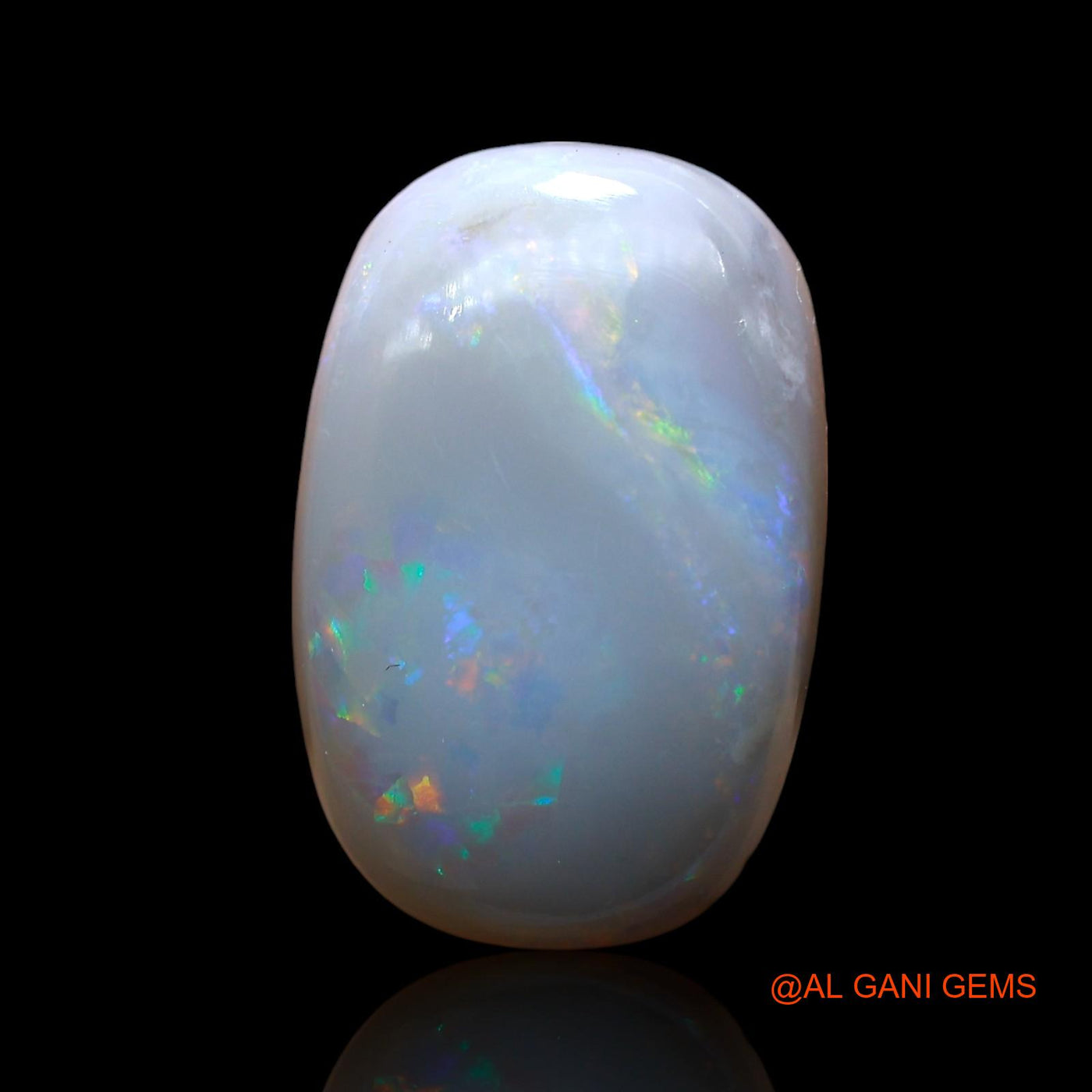 8.00 Cts Natural Australian Fire Opal Oval Cabochon Loose Gemstone For Jewelry 18x12x5 mm AE-793