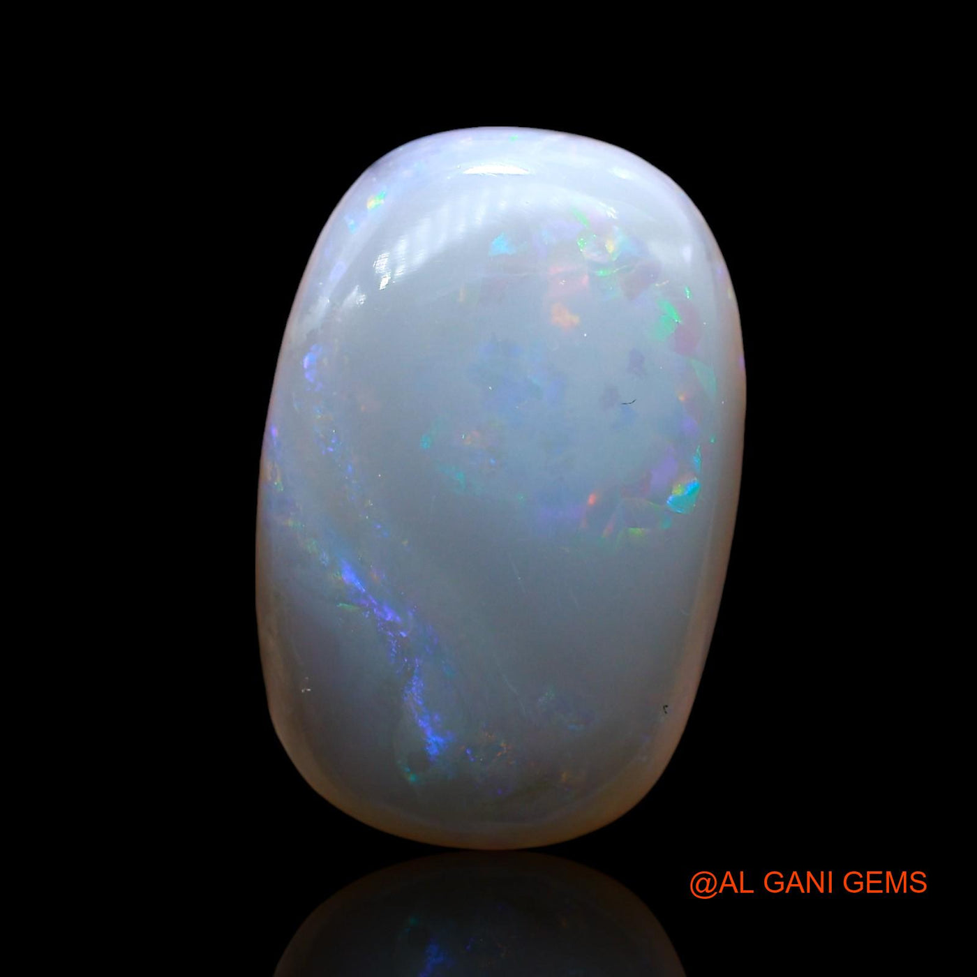 8.00 Cts Natural Australian Fire Opal Oval Cabochon Loose Gemstone For Jewelry 18x12x5 mm AE-793