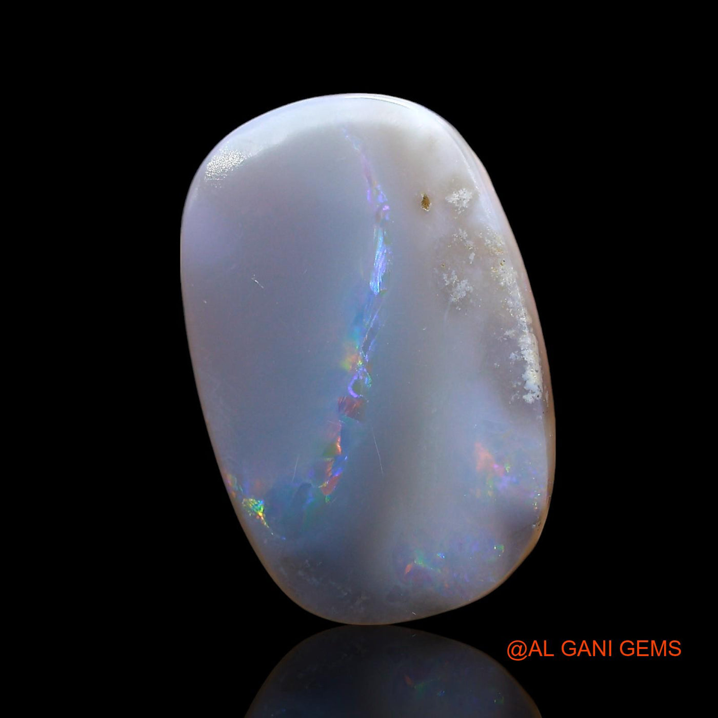 8.00 Cts Natural Australian Fire Opal Oval Cabochon Loose Gemstone For Jewelry 18x12x5 mm AE-793