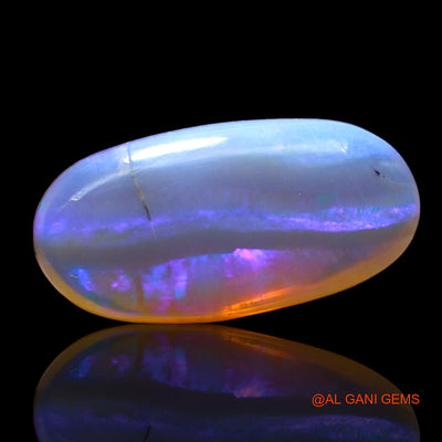 6.00 Cts Natural Australian Fire Opal Loose Gemstone Oval Cabochon 18x9x5 mm AE-794