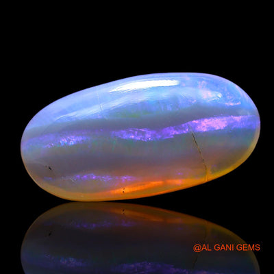 6.00 Cts Natural Australian Fire Opal Loose Gemstone Oval Cabochon 18x9x5 mm AE-794