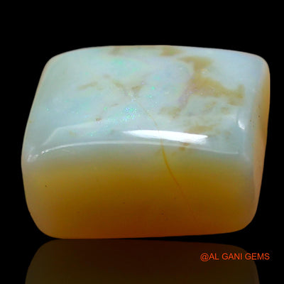 10.00 Cts Natural Australian Fire Opal Loose Gemstone Square Cabochon 13x11x7 mm AE-795