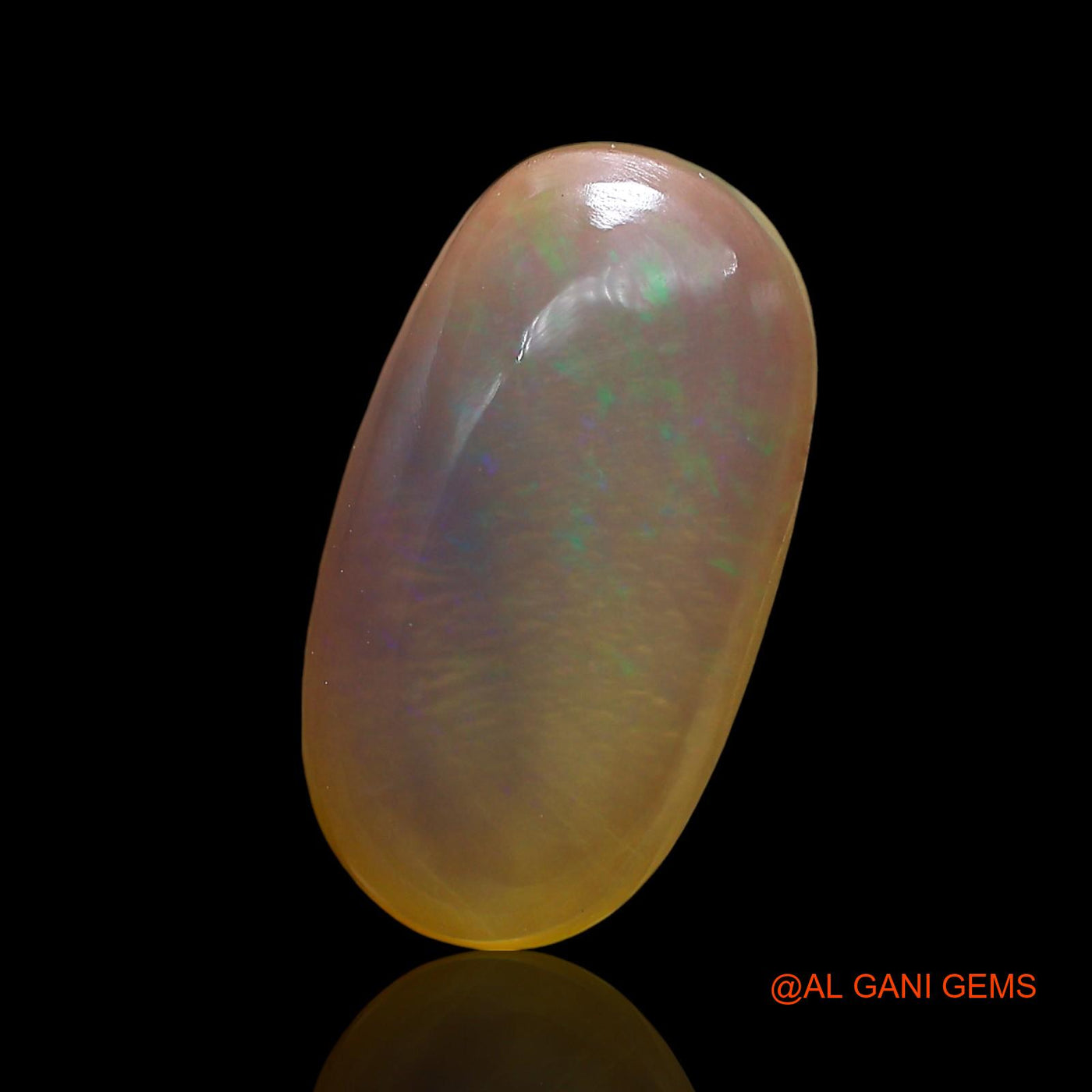 4.00 Cts Natural Australian Fire Opal Loose Gemstone Oval Cabochon 16x8x4 mm AE-797