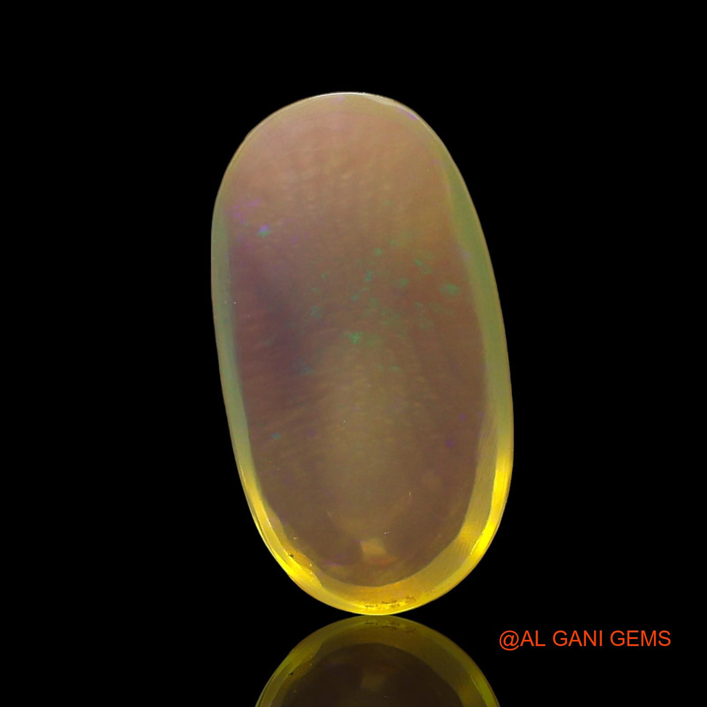 4.00 Cts Natural Australian Fire Opal Loose Gemstone Oval Cabochon 16x8x4 mm AE-797