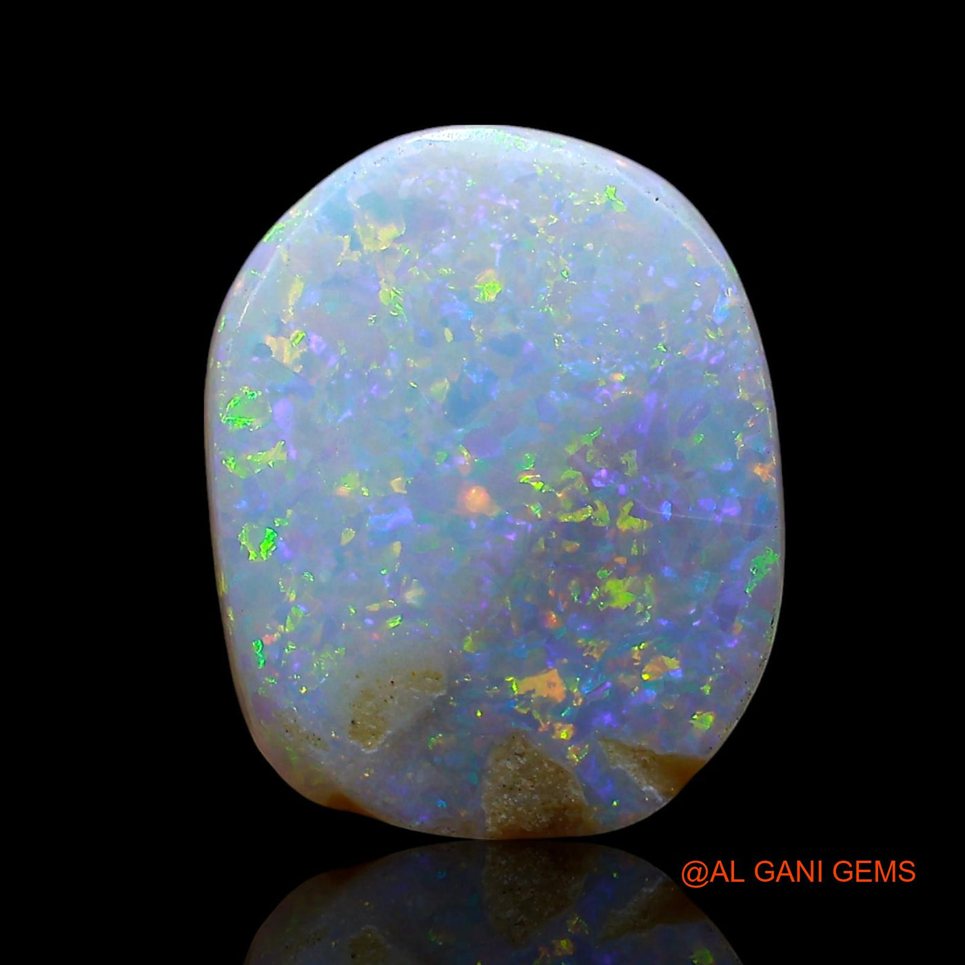 Natural Fire Opal Gemstone 3.00 Cts Loose Oval Cabochon From Australia 13x10x3 mm AE-798