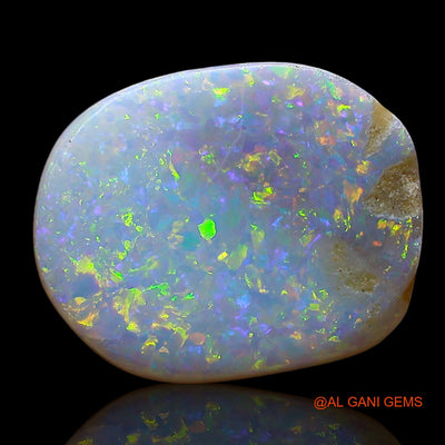 Natural Fire Opal Gemstone 3.00 Cts Loose Oval Cabochon From Australia 13x10x3 mm AE-798