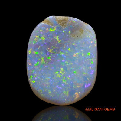 Natural Fire Opal Gemstone 3.00 Cts Loose Oval Cabochon From Australia 13x10x3 mm AE-798