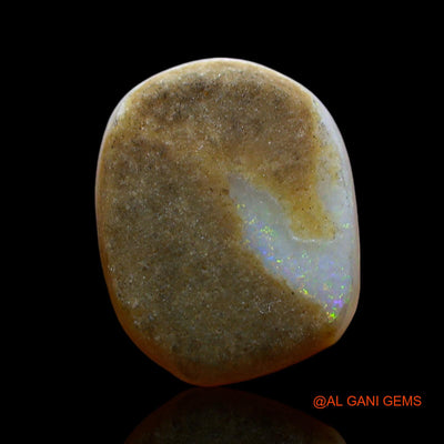 Natural Fire Opal Gemstone 3.00 Cts Loose Oval Cabochon From Australia 13x10x3 mm AE-798