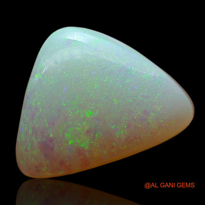 5.00 Cts Unheated Australian Fire Opal Loose Gemstone Trillion Cabochon Natural 13x10x6 mm AE-799
