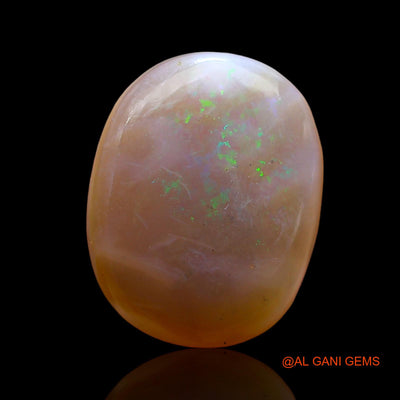 6.00 Cts Natural Australian Fire Opal Loose Gemstone Oval Cabochon 14x11x5 mm AE-79