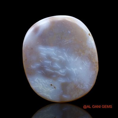 12.00 Cts Natural Australian Fire Opal Loose Gemstone Oval Cabochon 21x18x4 mm AE-7