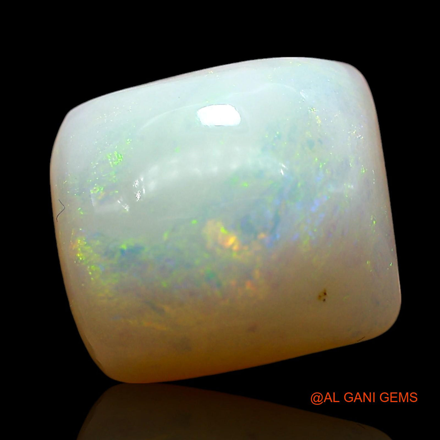 6.00 Cts Unheated Australian Fire Opal Loose Gemstone Oval Cabochon Natural 11x10x7 mm AE-800