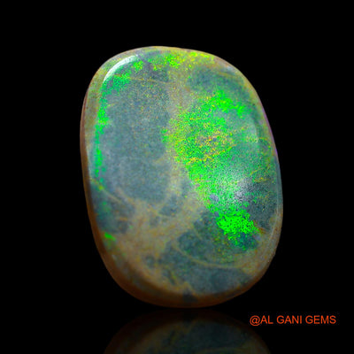 15.00 Cts Unheated Australian Fire Opal Loose Gemstone Oval Cabochon Natural 24x18x4 mm AE-801