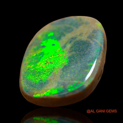 15.00 Cts Unheated Australian Fire Opal Loose Gemstone Oval Cabochon Natural 24x18x4 mm AE-801