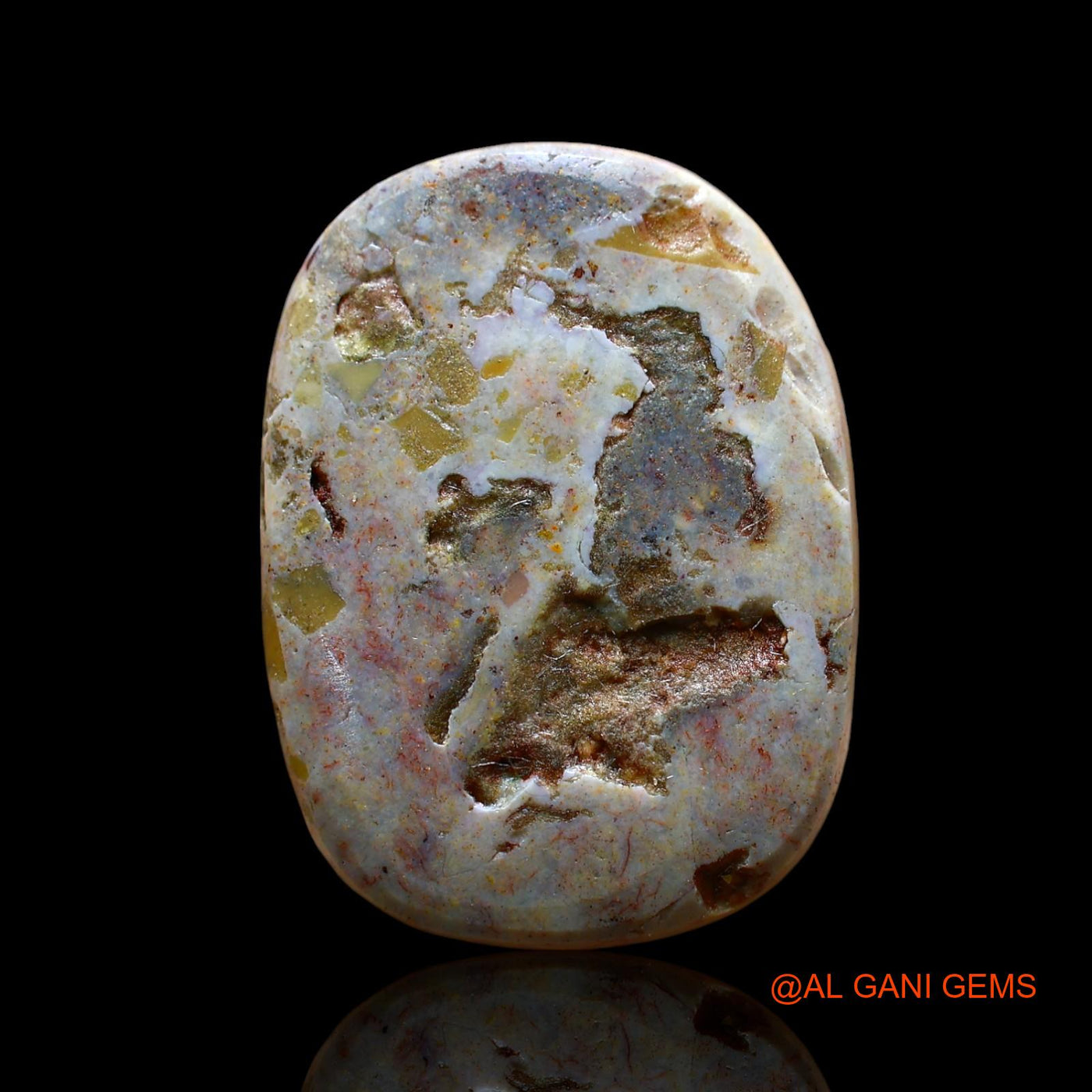 15.00 Cts Unheated Australian Fire Opal Loose Gemstone Oval Cabochon Natural 24x18x4 mm AE-801