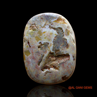 15.00 Cts Unheated Australian Fire Opal Loose Gemstone Oval Cabochon Natural 24x18x4 mm AE-801