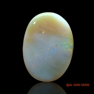 14.00 Cts Natural Australian Fire Opal Loose Gemstone Oval Cabochon 24x18x4 mm AE-802