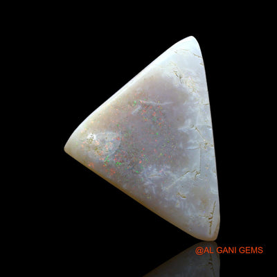 9.00 Cts Unheated Australian Fire Opal Loose Gemstone Trillion Cabochon Natural 25x18x4 mm AE-803