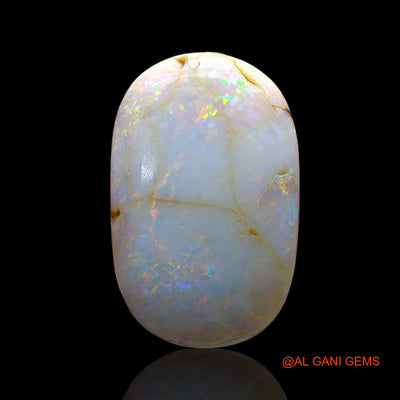 Natural Untreated Fire Opal Loose Gemstone Oval Cabochon From Australia 20.00 Cts 24x15x7 mm AE-805