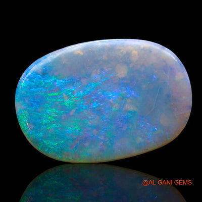 Natural Untreated Fire Opal Loose Gemstone Oval Cabochon From Australia 11.00 Cts 24x16x4 mm AE-807