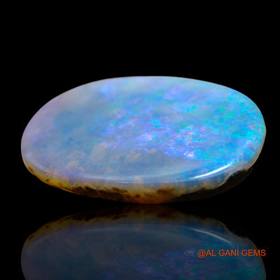 Natural Untreated Fire Opal Loose Gemstone Oval Cabochon From Australia 11.00 Cts 24x16x4 mm AE-807