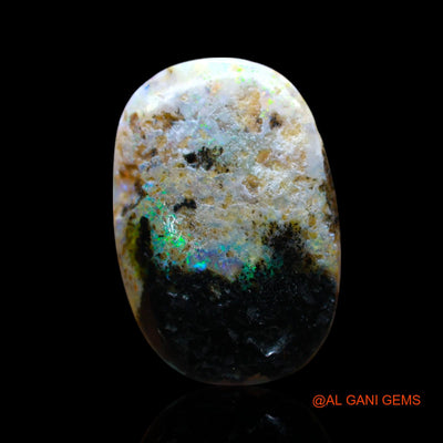 Natural Untreated Fire Opal Loose Gemstone Oval Cabochon From Australia 11.00 Cts 24x16x4 mm AE-807