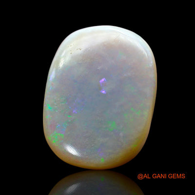 Natural Fire Opal Gemstone 17.00 Cts Loose Oval Cabochon From Australia 22x17x5 mm AE-809