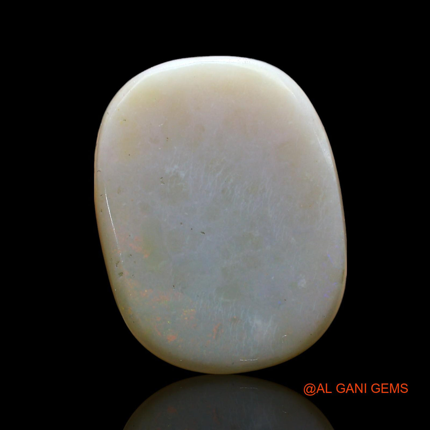 Natural Fire Opal Gemstone 17.00 Cts Loose Oval Cabochon From Australia 22x17x5 mm AE-809
