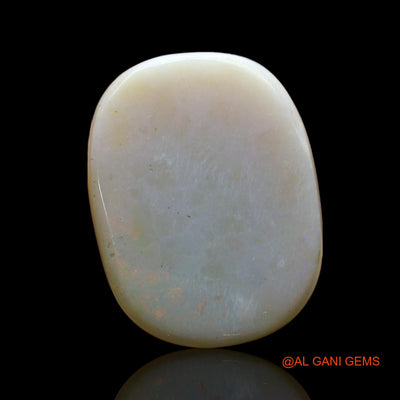 Natural Fire Opal Gemstone 17.00 Cts Loose Oval Cabochon From Australia 22x17x5 mm AE-809