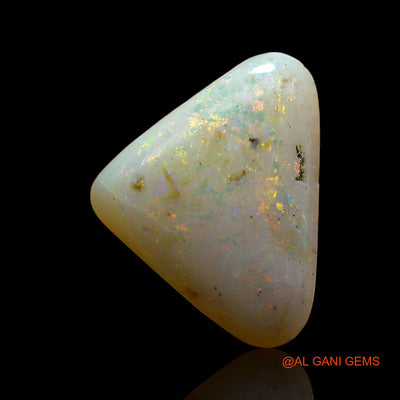 3.00 Cts Unheated Australian Fire Opal Loose Gemstone Trillion Cabochon Natural 12x11x4 mm AE-80