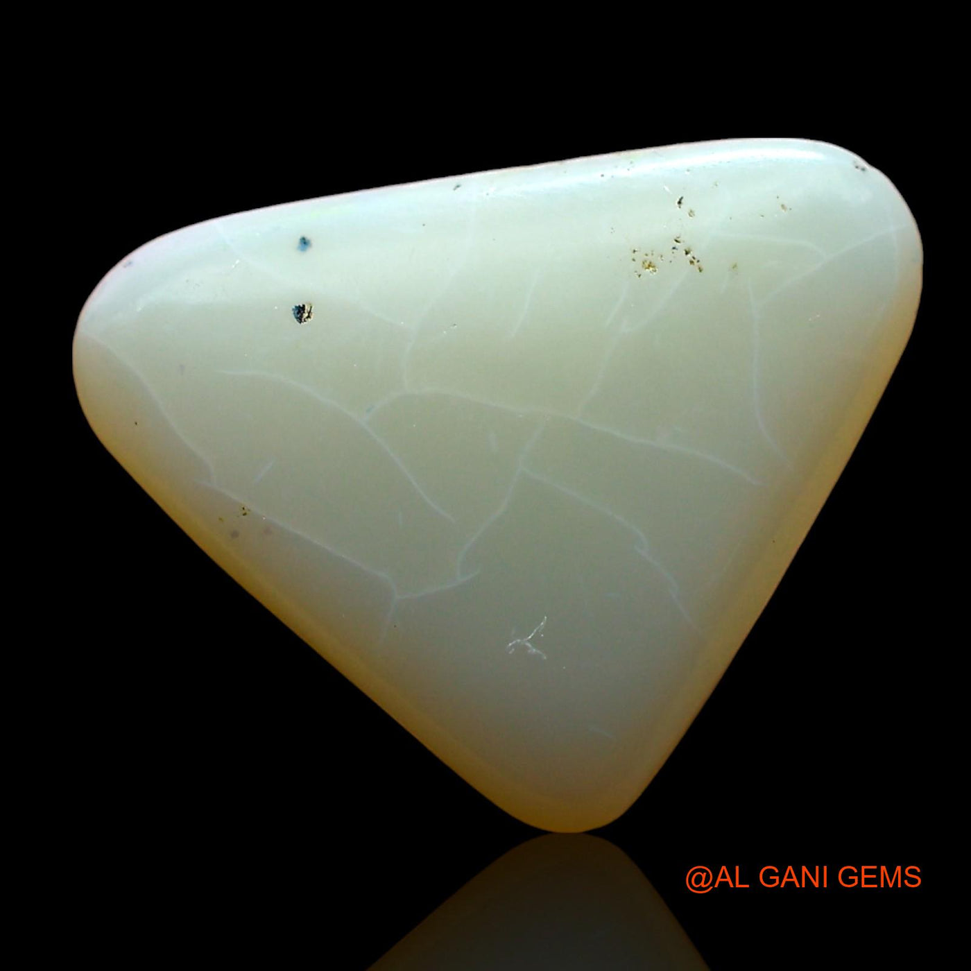 3.00 Cts Unheated Australian Fire Opal Loose Gemstone Trillion Cabochon Natural 12x11x4 mm AE-80