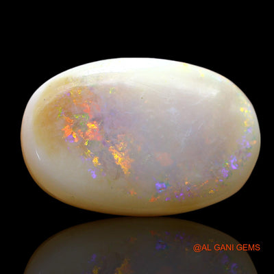 19.00 Cts Unheated Australian Fire Opal Loose Gemstone Oval Cabochon Natural 23x15x8 mm AE-810