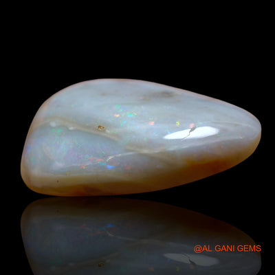 13.00 Cts Natural Australian Fire Opal Loose Gemstone Pear Cabochon 23x14x7 mm AE-812