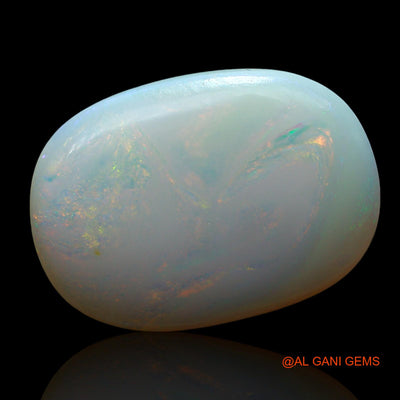 Natural Untreated Fire Opal Loose Gemstone Oval Cabochon From Australia 16.00 Cts 22x16x6 mm AE-813