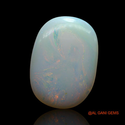 Natural Untreated Fire Opal Loose Gemstone Oval Cabochon From Australia 16.00 Cts 22x16x6 mm AE-813