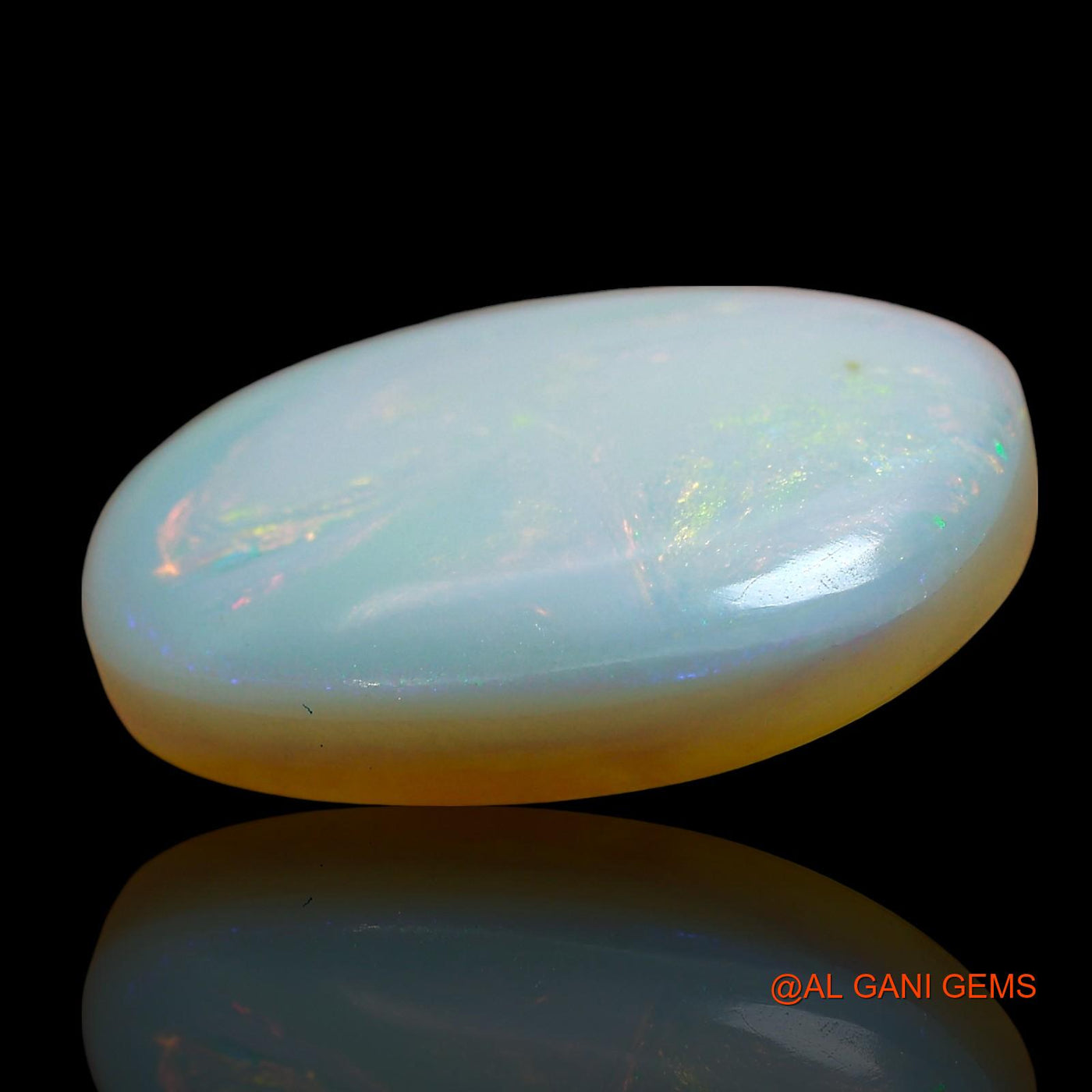 Natural Untreated Fire Opal Loose Gemstone Oval Cabochon From Australia 16.00 Cts 22x16x6 mm AE-813