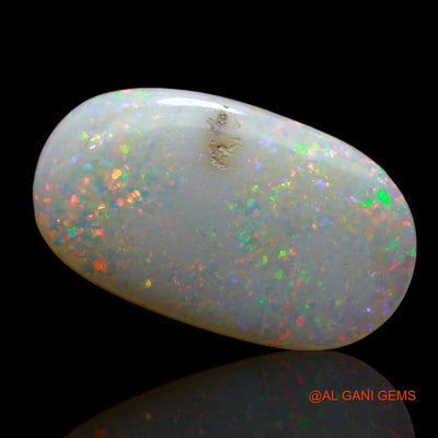Natural Untreated Fire Opal Loose Gemstone Oval Cabochon From Australia 8.00 Cts 24x14x3 mm AE-814
