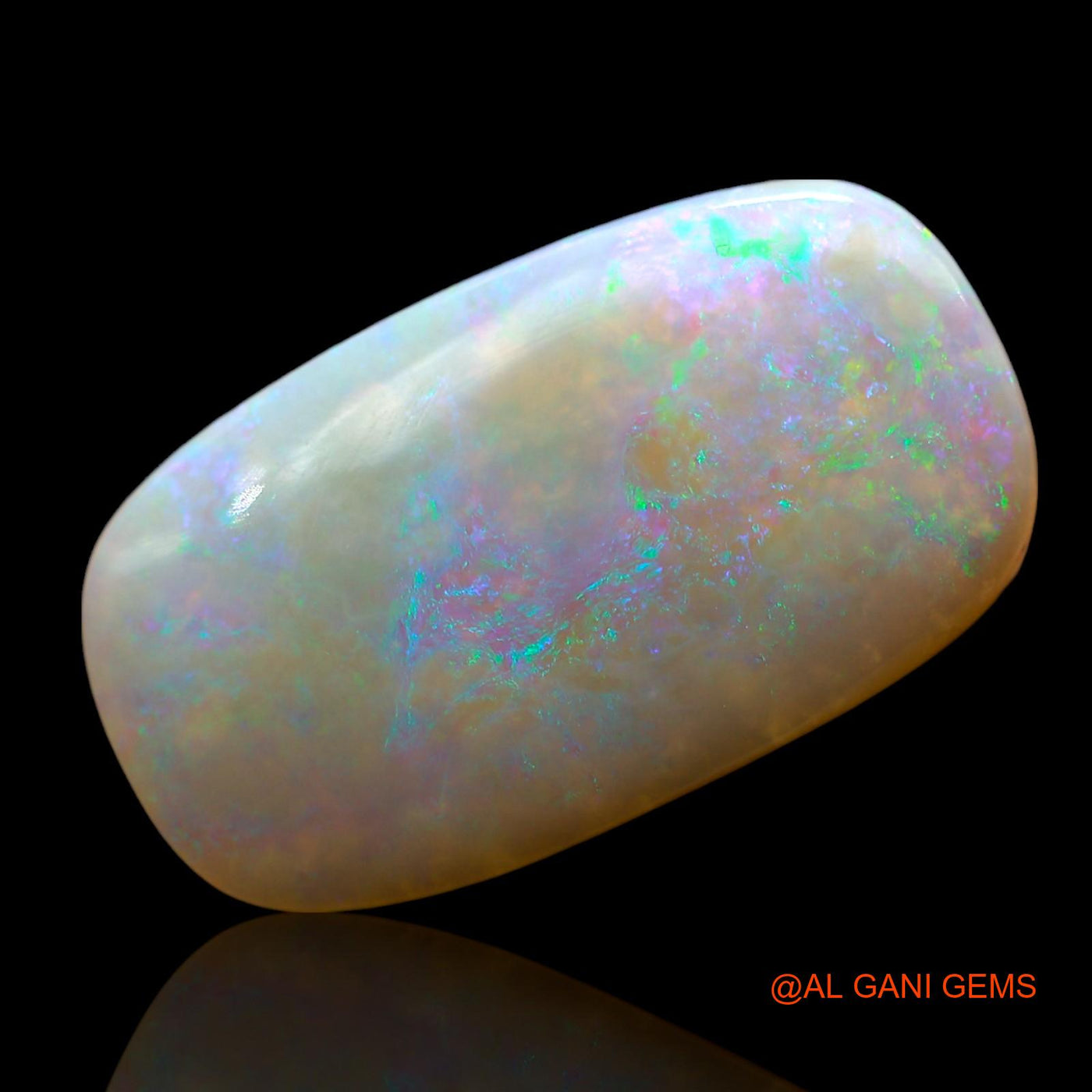 Natural Fire Opal Gemstone 14.00 Cts Loose Oval Cabochon From Australia 23x13x5 mm AE-817