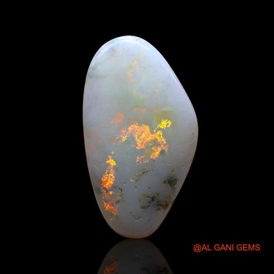 7.00 Cts Natural Australian Fire Opal Loose Gemstone Fancy Cabochon 25x14x3 mm AE-820