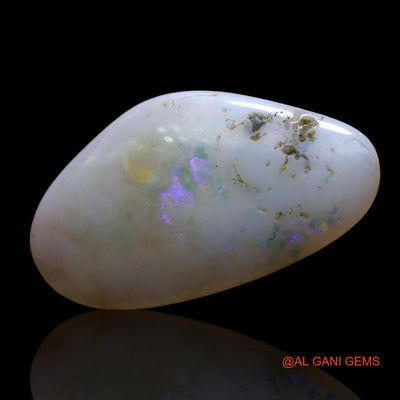 7.00 Cts Natural Australian Fire Opal Loose Gemstone Fancy Cabochon 25x14x3 mm AE-820
