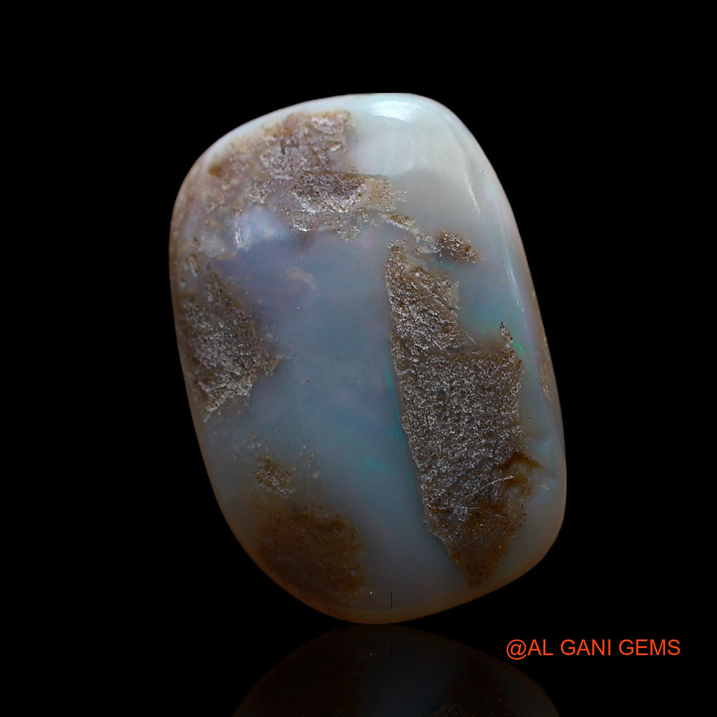 Natural Untreated Fire Opal Loose Gemstone Oval Cabochon From Australia 12.00 Cts 21x14x5 mm AE-822