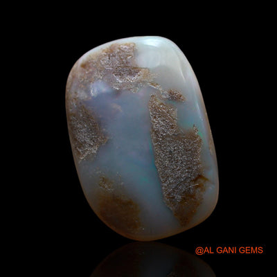 Natural Untreated Fire Opal Loose Gemstone Oval Cabochon From Australia 12.00 Cts 21x14x5 mm AE-822
