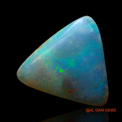 Natural Fire Opal Gemstone 11.00 Cts Loose Trillion Cabochon From Australia 20x18x5 mm AE-823