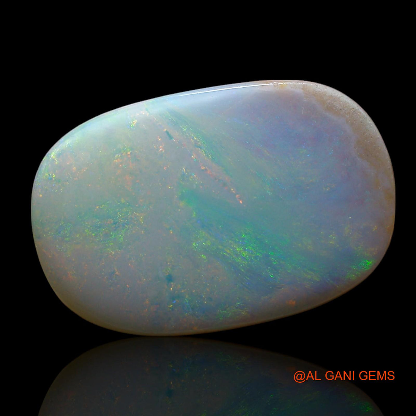 14.00 Cts Natural Australian Fire Opal Loose Gemstone Oval Cabochon 21x14x6 mm AE-824