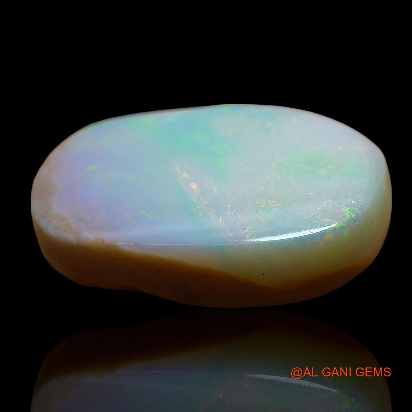 14.00 Cts Natural Australian Fire Opal Loose Gemstone Oval Cabochon 21x14x6 mm AE-824