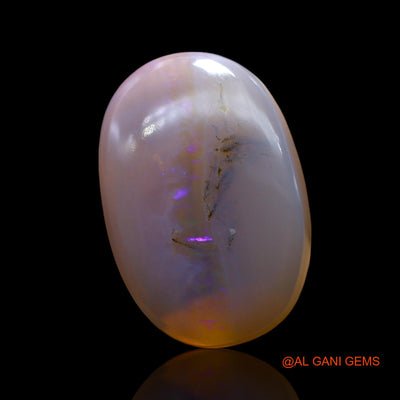 12.00 Cts Natural Australian Fire Opal Loose Gemstone Oval Cabochon 22x15x2 mm AE-825