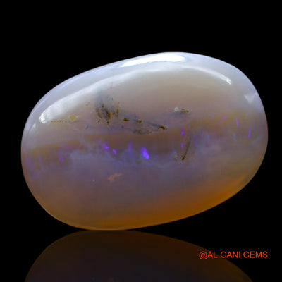 12.00 Cts Natural Australian Fire Opal Loose Gemstone Oval Cabochon 22x15x2 mm AE-825